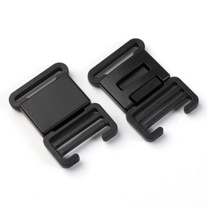 <b>Adjustable</b> Plastic Buckle 25mm Inner Diameter Black Safety Buckle For Bag Waist <b>Strap</b> Accessory Spring 2024 - Product Image 2