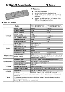 Ce SAA ETL chứng nhận Class 2 đôi cách điện 12W IP44 IP65 dẫn lái xe điện áp không đổi <span class=keywords><strong>110V</strong></span> <span class=keywords><strong>240V</strong></span> AC DC 12V 24V cung cấp điện - Product Image 5