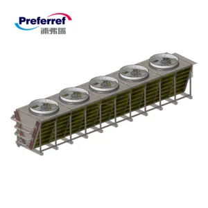 Basso costo di manutenzione su misura condotto evaporativo aria refrigeratori modulari scambiatori di calore per il raffreddamento di condensatori e radiatori