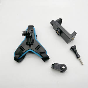 Support de caméra 4-en-1 <span class=keywords><strong>pour</strong></span> GoPro Hero, adaptateur de fixation <span class=keywords><strong>pour</strong></span> <span class=keywords><strong>casque</strong></span> de <span class=keywords><strong>moto</strong></span>, support de téléphone portable <span class=keywords><strong>pour</strong></span> mentonnière de <span class=keywords><strong>casque</strong></span> de <span class=keywords><strong>moto</strong></span> - Product Image 4