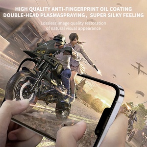 OG-Protector de vidrio templado antiexplosión para <span class=keywords><strong>iPhone</strong></span> 14 Pro Max, película de pegamento completo de aluminio para <span class=keywords><strong>iPhone</strong></span> 13 Pro <span class=keywords><strong>12</strong></span> <span class=keywords><strong>Mini</strong></span> XR X XS - Product Image 2