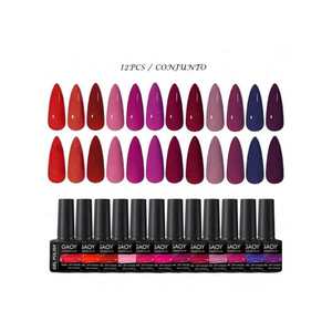 Ensemble de 12 vernis à ongles en gel GAOY, gel coloré à retirer par trempage pour nail art - Product Image 1