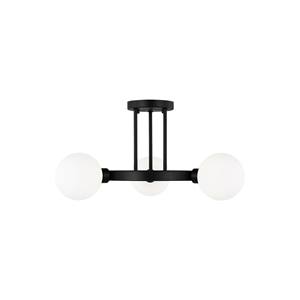 Plafonnier semi-suspendu moderne classique en nickel brossé et tissu transparent |   Éclairage doux pour les chambres d'hôtel et les espaces de loisirs - Product Image 6