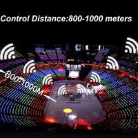 Pulsera LED de Silicona con Control Remoto Activado por Sonido y Logotipo Personalizado, Pulsera LED Controlada por DMX para Eventos y Fiestas