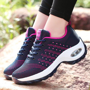Nouvelles <span class=keywords><strong>baskets</strong></span> de course confortables pour femmes, à lacets sur le devant, respirantes, style pieds nus, avec <span class=keywords><strong>talon</strong></span> <span class=keywords><strong>compensé</strong></span> et amorti accru - Product Image 1