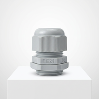 Presse-étoupe NPT3/8 en PA/NYLON léger, personnalisable en gros, certifié IATF16849, pour installation d'équipements électriques et découpe