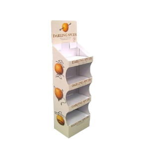 Großhandel Custom OEM Cardboard <span class=keywords><strong>Pet</strong></span> Food Display Einfache Montage Bodenst änder für Katzenfutter Einzelhandel geschäfte - Product Image 3
