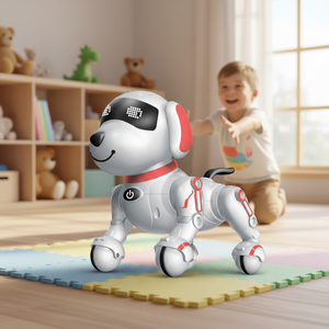 Chien robot intelligent té<span class=keywords><strong>l</strong></span>écommandé, interactif, qui marche et parle, jouet éducatif musical de dessin animé pour enfants - Product Image 2