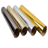 Rouleaux de vinyle thermocollant métallisé or élastique pour usine, film PET haute température pour transfert sur textiles