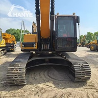 Excavadora Hidráulica Sany235 Usada de 23 Toneladas, Pocas Horas de Trabajo, Motor Hidráulico Original, Bien Inspeccionada, Maquinaria para Movimiento de Tierras