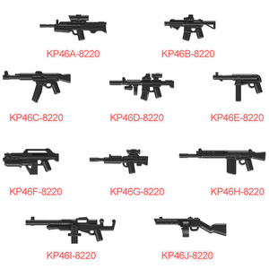 Bộ 50 Cái/lốc Phụ Kiện Quân Đội Súng LÍNH BẮN TỈA Swat Quân Đội WW2 Đồ Chơi Xây Dựng MOC Tương Lai Chiến Tranh Mini Cho Trẻ Em - Product Image 4