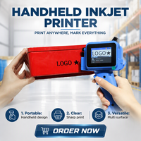 Imprimante jet d'encre portable 2026 à séchage rapide pour métal, acier, carton, bocaux, plastique, codes QR, logos, dates de péremption
