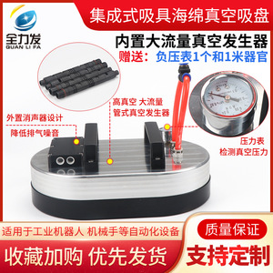 Potente Ventosa Ovalada Integrada de Esponja 250x380 para Integración con Brazos Robóticos Neumáticos - Product Image 4