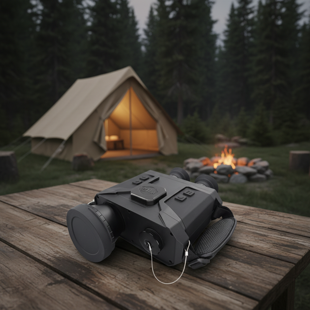 Anti-Fog Thermal Imaging Camera Adjustable Color Photovoltaic Inspection LowLight Observation 384x288 Resolution Laser