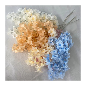 Grandes fleurs artificielles de gloire du matin n°2 pour mariage, décoration décorative - Product Image 6