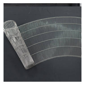 Paslanmaz çelik çubuk ağ kemer Enrober kemer Metal merdiven taşıyıcı bantlar pişirme için tünel fırın Tortilla soğutma konveyör - Product Image 1