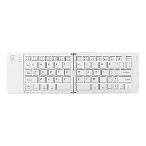 Wireless for <strong>Bluetooth</strong> Dual-Fold Mini <strong>Keyboard</strong> Portable Compact <strong>3</strong>-<strong>System</strong> Universal for Tablets Phones Laptops Scissor Operation - Product Image 5
