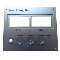 Panneaux en aluminium sablé sur mesure pour amplificateurs audio et panneaux en alliage d'aluminium usinés par CNC