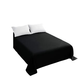 Set seprai katun kualitas Hotel kustom seprai Fitted datar sekali pakai dengan bantal palsu pola daun hewan Floral - Product Image 4