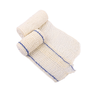 Professional Original <b>White</b> Medical Bandage <b>Wrap</b> Breathable Stretch Spandex Cotton Crepe High Elastic Bandage Roll - Product Image 1