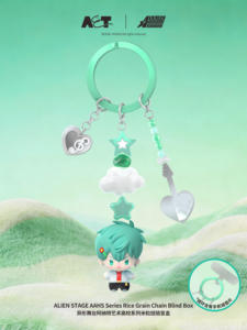 Lot de 16 boîtes en gros – Figurines authentiques ALIEN STAGE AAHS Series Rice Grain Chain Blind Box – Figuras Kawaii Mizi Sua Till Ivan <span class=keywords><strong>Luka</strong></span> - Product Image 3
