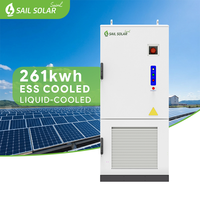 Armoire de stockage d'énergie extérieure 261 kWh LiFePO4 refroidie par liquide pour centre de données avec PCS 125 kW