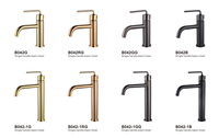 Robinet Mitigeur de Lavabo Monocommande de Luxe en Laiton et Céramique, Chromé, Cartouche Moderne, Montage sur Plateau, Garantie 5 Ans