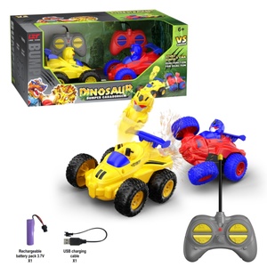 SJY-9096/9097 Productos Populares Coche de Acrobacias Táctil de Dinosaurio de 5 Canales con Control Remoto, Coche Esqueleto Volteable, Coche de Acrobacias 27MHz - Product Image 3