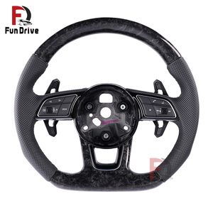 พวงมาลัยคาร์บอนไฟเบอร์ปลอมแปลงสำหรับรถ <span class=keywords><strong>Audi</strong></span> <span class=keywords><strong>RS</strong></span> Q3 Q5 <span class=keywords><strong>RS</strong></span> Q8 SQ5 SQ7 SQ8 <span class=keywords><strong>TT</strong></span> <span class=keywords><strong>MK2</strong></span> RS4 RS3 - Product Image 6