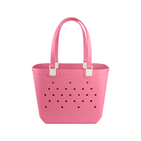 Bolsa de Compras de Hombro Grande de Silicona y EVA, Impermeable, Reutilizable y Lavable, para Mujer, Ideal para Viajes y Playa