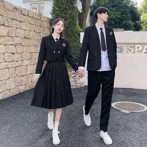 Uniforme Escolar Estilo Japonés Coreano, Falda Larga Negra, Unisex, 15-17 Años, Tela Chenilla, Tallas SMLXL2XL3XL4XL5XL - Product Image 4