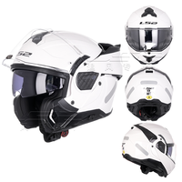 Casque de Moto Modulaire Intégral LS2 FF910 ADVANT2 à Double Visière Anti-Buée, Design Réversible à 180 Degrés, État Neuf