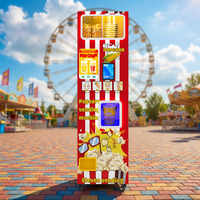Distributeur automatique de pop-corn entièrement automatique avec écran tactile, service en libre-service, pour cinéma, parc d'attractions, centre commercial, OEM personnalisé