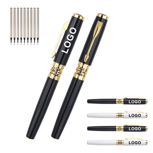 Bolígrafo de Metal con Tinta de Gel de Marca, Fabricado para Empresas, con Logotipo Impreso Personalizado, para Regalos de Papelería y Publicidad - Product Image 2