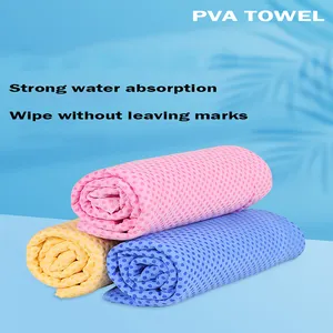 Barato fábrica PVA gamuza toalla fabricantes cuidado del coche toalla PVA gamuza para la promoción