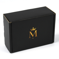 Boîte d'expédition en carton ondulé découpée sur mesure avec insert en papier kraft premium pour emballage cadeau d'abonnement cosmétique