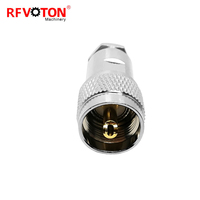 Conector RF Coaxial UHF (RF) con Montaje de Abrazadera Macho PL259 para Cable RG58, Suministro de Fábrica, en Stock, Radio