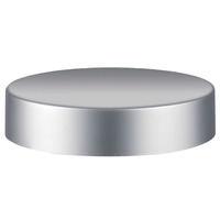 Capuchon supérieur de disque de placage d'or rose de luxe pour la lotion pour le liquide de bouteille