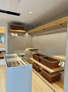 Armario Vestidor Abierto con Estantes, <span class=keywords><strong>Sin</strong></span> <span class=keywords><strong>Puertas</strong></span>, Diseño Moderno Personalizado para Exportación, Armario Vestidor al por Mayor - Product Image 3