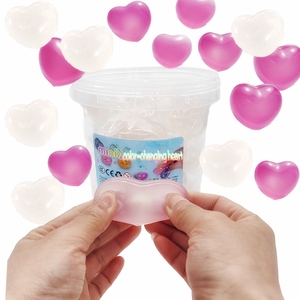 <strong>Bucket</strong> <strong>of</strong> 16 Pcs Mini Heart Glitter Color Changing <strong>Maltesers</strong> TPR Squeeze Ball Toy On-the-go Stress Relief Toys - Product Image 1