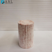 Table basse en marbre vert foncé personnalisée, décoration d'intérieur en pierre naturelle, cube de marbre, piédestal, socle en marbre Antico Verde