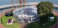 Tentes de réception en alliage d'aluminium 6x12m, 6x15m, 6x18m, imperméables, pour camping et événements, matériel de location extérieur