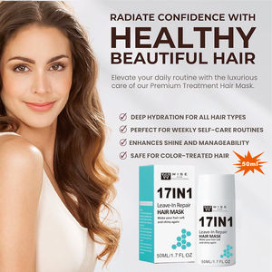 Vente chaude masque capillaire moléculaire sans rinçage 50ml <span class=keywords><strong>meilleur</strong></span> masque capillaire <span class=keywords><strong>hydratant</strong></span> à l'extrait de plante lisse et doux en stock pour <span class=keywords><strong>cheveux</strong></span> secs et abîmés - Product Image 3