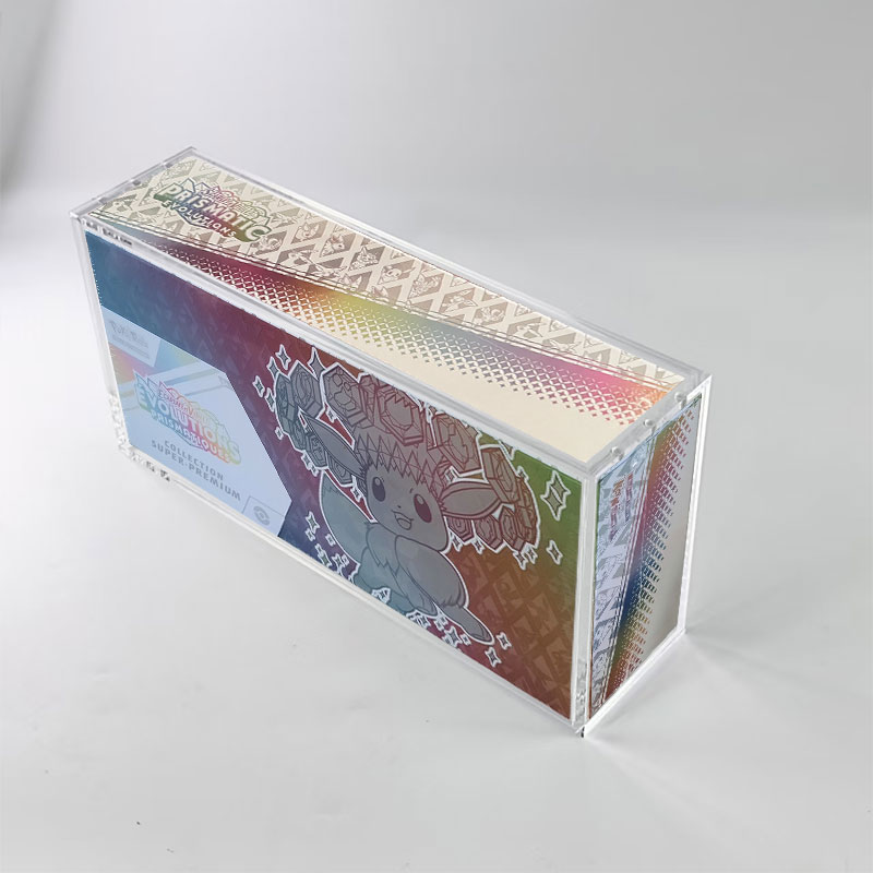 Evolutions SPC Card Protector Acrylic Display Case For Pokemon Prismatic Evolutions SPC Cards - Clear Protection Luna Fabrication Acrylic Case Evolutions SPC Card Protector Acrylic Display Case For Pokemon Prismatic Evolutions SPC Cards - Clear Protection Luna Fabrication Acrylic Case