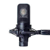 Microphone de studio à condensateur XLR à large diaphragme cardioïde AT4040 pour l'enregistrement vocal professionnel, la diffusion, le son en direct et la maison