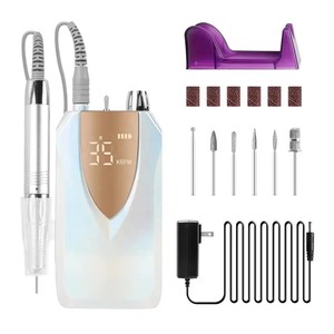 65W Rechargeable <b>Nail</b> Drill Electric <b>Nail</b> File Wireless Polishing Machine Brushless <b>Nail</b> Drilling Machine - Product Image 1