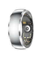 Bague connectée à thème football avec moniteur de santé, suivi du rythme cardiaque et du sommeil, contrôle par application, boîtier en plastique, étanche IP68 pour iOS et Android