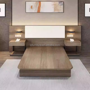 Contemporary Hotel Room Furniture Custom Twin <b>Single</b> <b>Bed</b> With Headboard Bedside Table Lounge <b>Sofa</b> For 3 Star Hotel Bedroom Sets - Product Image 6