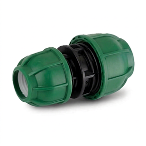 ข้อต่อลดขนาดแบบอัดแรงดัน รุ่น SAP10026332 สำหรับท่อ PE/HDPE วัสดุ PP บริสุทธิ์ ขนาด 63*32  ทนทานต่อการกัดกร่อน ใช้กับน้ำ - Product Image 1