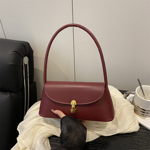 Wholesale Korean Version Simple Portable Small square PU Women's Bag 2025 Summer New Fashion Cover Closure Single <strong>Strap</strong> <strong>Shoulder</strong> - Product Image 2